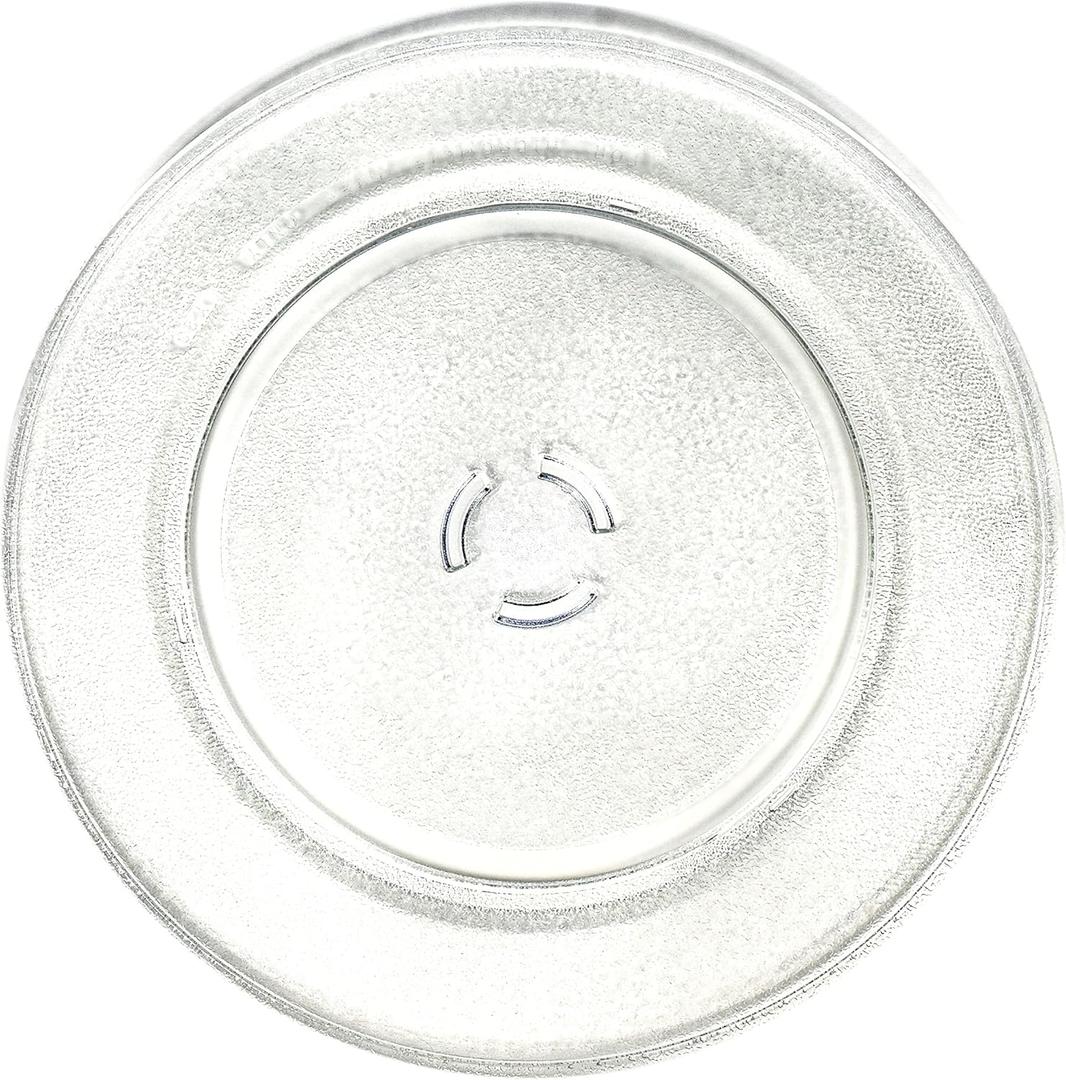 HQRP 15 3/4" Glass Turntable Tray Compatible with Kitchen Aid 8205676 W10818723 4375405 KBHC109JBL0 KBHC179JBL0 KBMC140HBL0 KBMC147HBL0 KEHC309JBL0 Microwave Oven Cooking Plate 15.75-inch 400mm