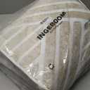 INGEROOM 8x10 Washable Area Rugs, Beige Geometric Area Rug for Living Room Bedroom, Modern Neutral Area Rug, Large Non-Slip Indoor Floor Carpet for High Traffic Areas, Kitchen, Dining Room