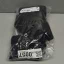 Smiry Waterproof Seat Covers for Dining Room Chairs Set of 4, Stretch Jacquard Removable Washable Chair Seat Slipcovers Protector, No Rear Covers, Black