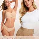 LetsJoli Wireless Bras for Women No Underwire Jelly Bras Seamless Push Up Full Coverage Bralettes Comfortable Everyday Bra (XL)
