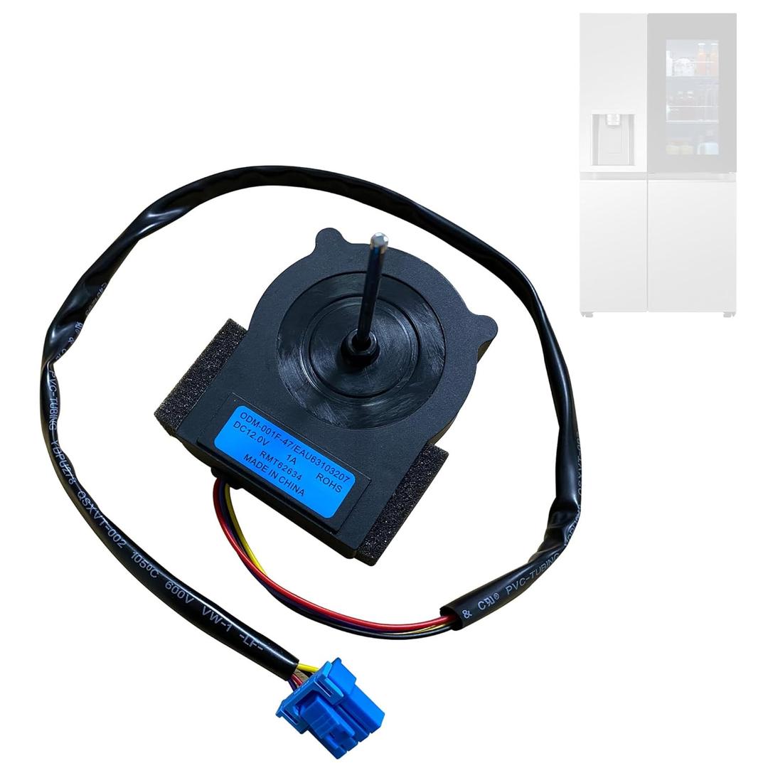 Refrigerator Condenser Fan Motor EAU63103207 Compatible with LG Kenmore Refrigerator Replace 4391462 AP6028843 PS11761150 EAP11761150