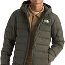 The North Face Men's Aconcagua 3 Hooded Jacket - Insulated Winter Coat, Wind & Water Resistant, Durable Attached Hood, New Taupe Green, Large