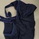 YITTY Active Women's UltraLuxe Built-in Bra Tank Top, Athleisure, 4-Way-Stretch (2X, Deep Navy)