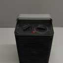 Space Heaters for Indoor Use, 1500W Portable Electric Heater with Thermostat, Ceramic Heater for Room Bedroom Office Under Desk with 3 Heating Levels, Safe Tip-Over Protection (Silver)