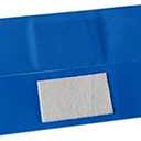 2 x Food Service Adhesive Bandages, 3/4" x 3", Blue, Fabric, 100/box