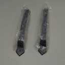 WEBI Rustic Gate Handle:11 Inch Cast Iron Sliding Barn Door Handle,Vintage Long Gate Pull Handle Fence Handle for Outdoor,Garage,Interior,Black,2 Packs