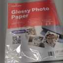 Glossy Photo Paper For Printer 8.5 x 11" - (100 Sheets) - Works with Inkjet Printer, Easy to Use, Premium Picture Paper