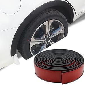 BOAOSI 20Ft Car Wheel Arch Trim, Fender Flares Arches Wing Expander Car Wheel Eyebrow Anti-Collision Strip for Pickup SUV Car Fender Flare Edge Trim (5.5CM)