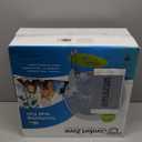 Comfort Zone 16-Inch Wall Mount Fan, Oscillating Indoor Fan with 3 Speed Settings, Adjustable 60 Tilt Head, Quiet Motor, Pull-Chain Control, Metal Grille Fan for Home, Office & Greenhouse