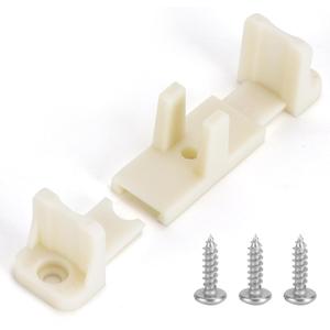 20 Pcs Sliding Closet Door Floor Guide, Bypass Door Floor Guide, Fits 3/4'' to 1-3/8'' Thick Doors, Universal Adjustable Sliding Door Hardware.