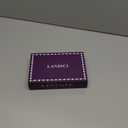 LANDICI Small Jewelry Box for Women Girls, PU Leather Travel Jewelry Organizer Case, Portable Jewellery Storage Holder Display for Ring Earrings Necklace Bracelet Bangle Watch Men Kids Gift, Lake Blue (8.26(L)x5.5(W)x1.7(H) inch)