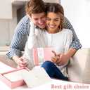 Prudiut 48 Sheets 4x6 Watercolor Postcards, 140lb/300gsm Blank Postcards Watercolor Paper Cards Art Supplies Valentine Gifts for Painting, DIY, Mailing, Invitations, Greeting Cards (Pink)