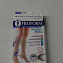 Truform 20-30 mmHg Compression Stockings for Men and Women, Knee High Length, Closed Toe, Beige, 2X-Large