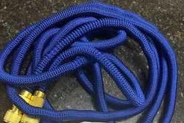 lasama Garden Hose, 75FT Water Hose, Elastic Garden Hose with 3/4" Fittings, Triple-layer Core, Water Hose Useful House Gifts for Outdoor Lawn Car Watering Plants