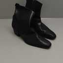 Dress Boot for Men Casual Chelsea Combat Ankle Casual Walking Motorcycle Boots Black (11)