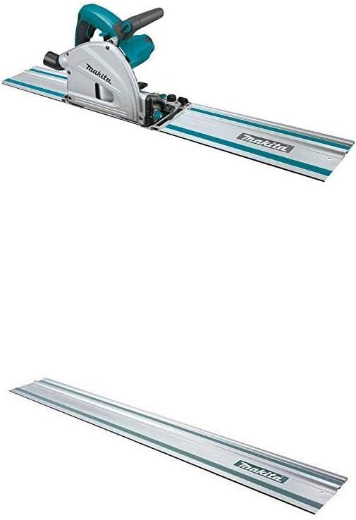 Makita SP6000J1 6-1/2" Plunge Circular Saw Kit, with Stackable Tool case and 55" Guide Rail, Blue Makita SP6000J1 6-1/2" Plunge Circular Saw Kit, with Stackable Tool case and 55" Guide Rail, Blue