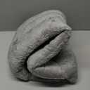 Pet Tent Cave Bed for Small Medium Cats Dogs Pets Sleeping Bag Thick Fleece Warm Slipper Dog Bed Cuddler Burrow House Hole Igloo Nest Cozy Triangle Bed for Cat Puppy (19.6*15.74 inch, Grey)