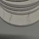 5 Pack White Marble Coaster Set with Holder Absorbent Drink Coasters Ceramic Cute Coaster Bar Dining Coffee Table Accessories Decor Gift Funny Cup Stone Modern Costers Cool Desk Beer Cork Coasters
