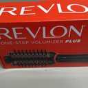 REVLON One Step Volumizer Plus Hair Dryer and Styler | More Volume, Less Damage, and More Styling Control for Easy and Fast Salon-Style Blowouts, Plus Travel Friendly (Black)