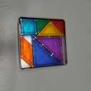 YPLUS Mini Magnetic Tiles Travel Magnetic Blocks Building Toys, 700 Shapes 3D Magnet Tangrams Puzzle, Toddlers Montessori Road Trip Toys STEM Educational Activity for Kids 4-8, 8-12