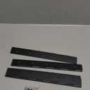 4PACK 10 Inch Heavy Duty Piano Hinge, Black Stainless Steel Continuous & Piano Hinge,2" Open Width,for Cabinet Door Cases Woodworking Wood Furniture Tool Storage Boxes with 40pcs Screws