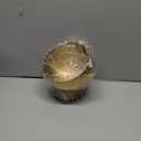 ELLDOO Coffee Pod Holder, Gold Metal Coffee Pod Storage for K Cup Nespresso Vertuo Keurig, Creamer Organizer Candy Bowl Fruit Snacks Jar for Countertop Kitchen Breakroom (7.1 inch height with base)