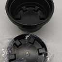 Pack 8.5 inch Plant Pot,Outdoor Flower Pots,Plastic pots for Plants Indoor with Drainage Holes and Trays, Decorative Garden Containers Sets for Houseplants (Black)