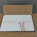 20.5" White Modern Ceramic Bedside Lamp Set of 2 for Bedroom Decor Farmhouse Table Lamp for Living Room Office Dorm