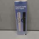 TONEOF 68" Magnetic Selfie Stick Tripod with Aluminum Strong Magnetic Holder for Magsafe, 360 Rotatable Travel Phone Tripod Stand with Metal Ring & Rechargeable Remote for iPhone/Android(Beige Gray)