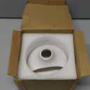 Ceramic Palo Santo Holder with Mini Chimney, Ash Catcher Incense Holder for Palo Santo Sticks, Sage Bundles, Incense Cones, Fireplace Style Smudge Bowl for Meditation, Yoga Home Decor(White)