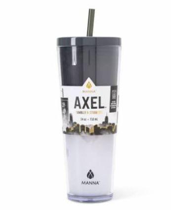 DI MANNA AXEL TUMBLER PLASTIC 24 OZ BLACK