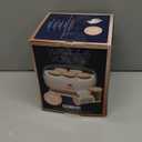 Conair Double Ceramic Hot Rollers for Long, Medium & Short Hair, 5 Ceramic Flocked 1½Inch Heated Hair Rollers with Clips, Hot Curlers for Women, Volume & Curls, Dual Voltage, Pink/White