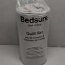Bedsure Quilts Queen Size - Lightweight Bedspreads Queen Size with Basket Weave Pattern, Soft Quilt Bedding Set, Light Grey Comforter Set Coverlet for All Seasons with 2 Pillow Shams (90" x 96")