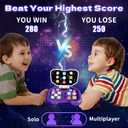 2 x Fast Press Game for Kids 4-8, Handheld Light Up Brain & Memory Games with LED Screen Electronic Pop Fidget Games Travel Stress Relief Sensory Fidget Toys Gifts for 6-12 Years Old Kids Boy