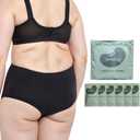 Women's Disposable Seamless Underwear Soft Stretch Briefs Invisible Panties for Travel Hospital Stays 6 Pack (XL)