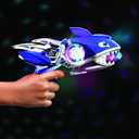 ArtCreativity Light Up Super Spinning Shark Blaster, Spinning LED and Cool Sound Effects, 10.75 Light Up Toy Gun for Kids, Batteries Included, Great Gift Idea for Boys & Girls