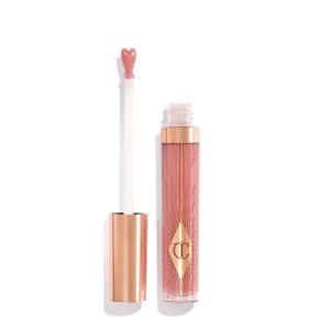 Charlotte Tilbury Collagen Lip Bath - Plumping Lip Gloss for a Fuller-Looking, High-Shine Pout - Skincare-Infused Formula to Hydrate & Nourish Lips - Gifting - Pillow Talk Fair