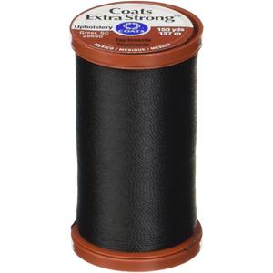 COATS & CLARK Extra Strong Upholstery Thread, 150-Yard, Black (S964-0900)