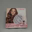 Universal Hair Diffuser Super Sturdy 1.7 Inch to 2.6 Inch for Natural Curly and Wavy Hair, Hair Dryer Attachment (Black Matte)