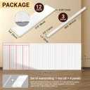 Trimold Premade Board-and-Batten Wainscoting Kit - Ready to Assemble Cover 118" x 39.4", Paintable Panel Molding Trim Slats for Accent Wall