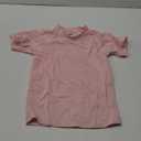 Boys Rash Guard Swim Shirt Short Sleeve Swimwear Toddler Kids Youth Rashguard Water Shirt UPF+ 50 Quick Dry Shirt (5-7Y, Light Pink)