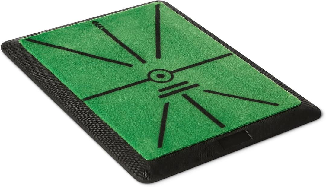 Amazon Basics Golf Swing Path Hitting Mat (1'5" x 1'1" (L x W))