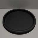 Lobolighting Black Round Decorative Serving Tray, Black Decorative Tray for Coffee Table Centerpieces Modern Farmhouse Home Decorations