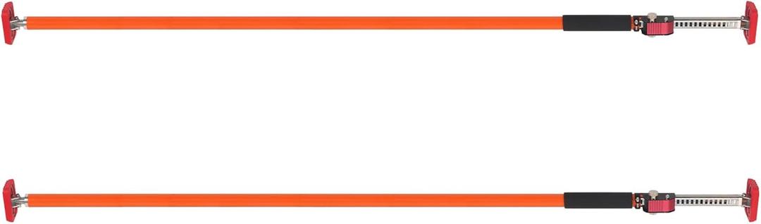 Adjustable Support Pole - Truck Bed Divider & Cargo Bar for Pickup Truck Bed | Heavy Duty Load Lock Bar for Vans, SUVs & Trucks (5794 inches | Extendable to 98 inches), 2 Pack