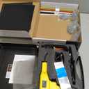 Plastic Welder, 2 in 1 Plastic Welding Kit, SONNLER 1000PCS Hot Stapler Plastic Repair Kit For Car Bumper Crack Repair with Iron, Rods, Metal Mesh, Abrasive Paper, Aluminum Tape (Yellow)