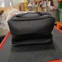 Everfun Compact Toiletry Bag for Men and Women Traveling, Wide Open Shaving Dopp Kit, Water Resistant Makeup Organizer Hygiene Bag with Wet Dry Compartment - Black, Small 9.25 x 5.5 x 6.75