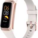 Fitness Tracker with Heart Rate/ Blood Oxygen/ Sleep Monitor, 20+ Sports Modes Smart Watches for Women/ Men, Activity & Step Tracker Smart Watch for Android/ iOS Phones (Beige)