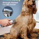 oneisall Dog Clippers for Grooming for Thick Heavy Coats/Low Noise Rechargeable Cordless Pet Shaver with Stainless Steel Blade/Waterproof Dog Shaver for Dogs Pets and Animals (Silver)
