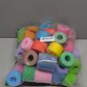 Frienda 50 Pcs Pool Noodles Bits Multicolor Craft Small Size Versatile Mixed Floating Pool Noodles Foam Rope Tube for Play or DIY Craft Multipurpose (2.56 x 1 Inch, Pastel Colors)