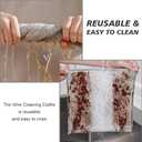 30pcs Non-Scratch Steel Wire Dishcloths, Reusable Multipurpose Wire Dishwashing Rags, Heavy Duty Stainless Steel Scrubber Cloths for Kitchen Cleaning, Dishes, Sinks, Non-Stick Pans and Cookware